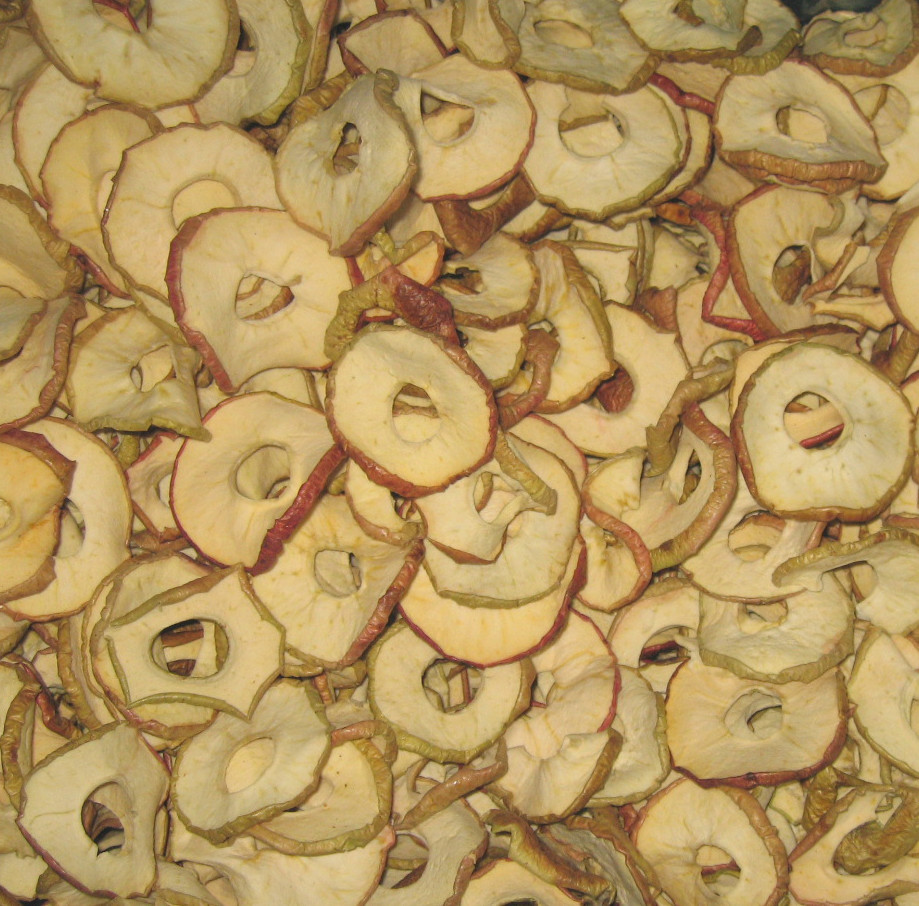 Dried Apple Rings With Peel.JPG