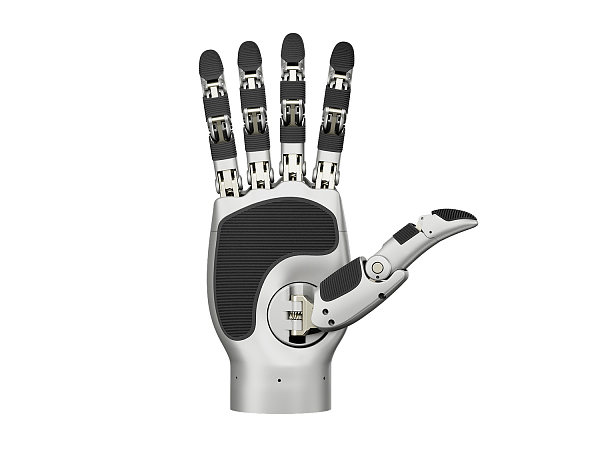 Högpresterande robotisk människolik bionisk fingerfärdig hand med exakt styrning  