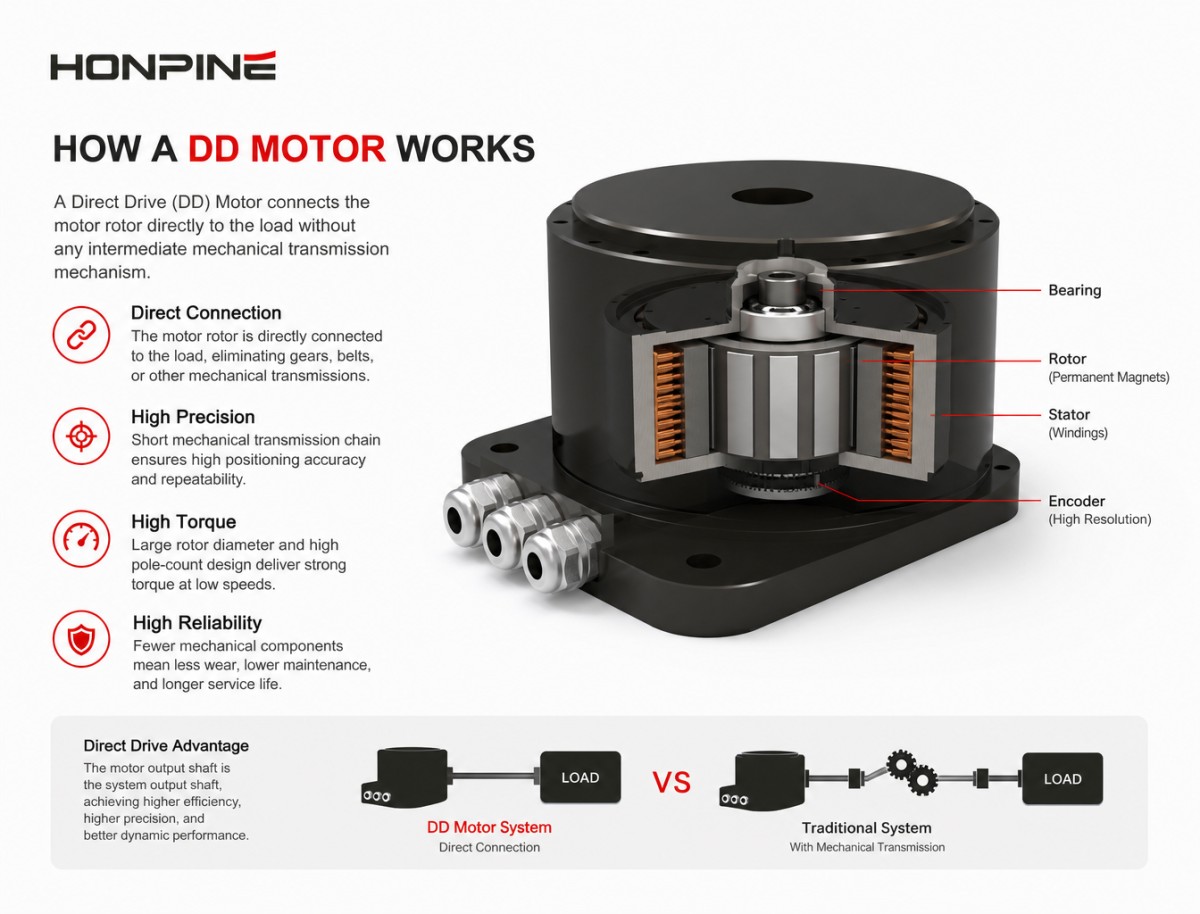 direktdrivet motorsystem
