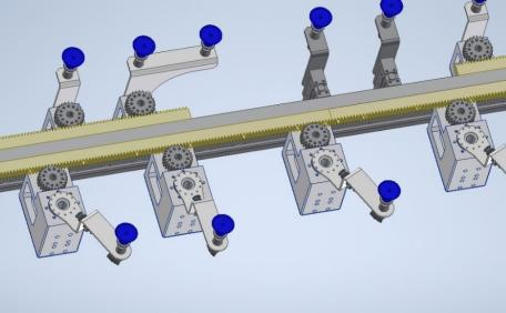 otomatik sıralama sistemi için harmonik dişli motoru