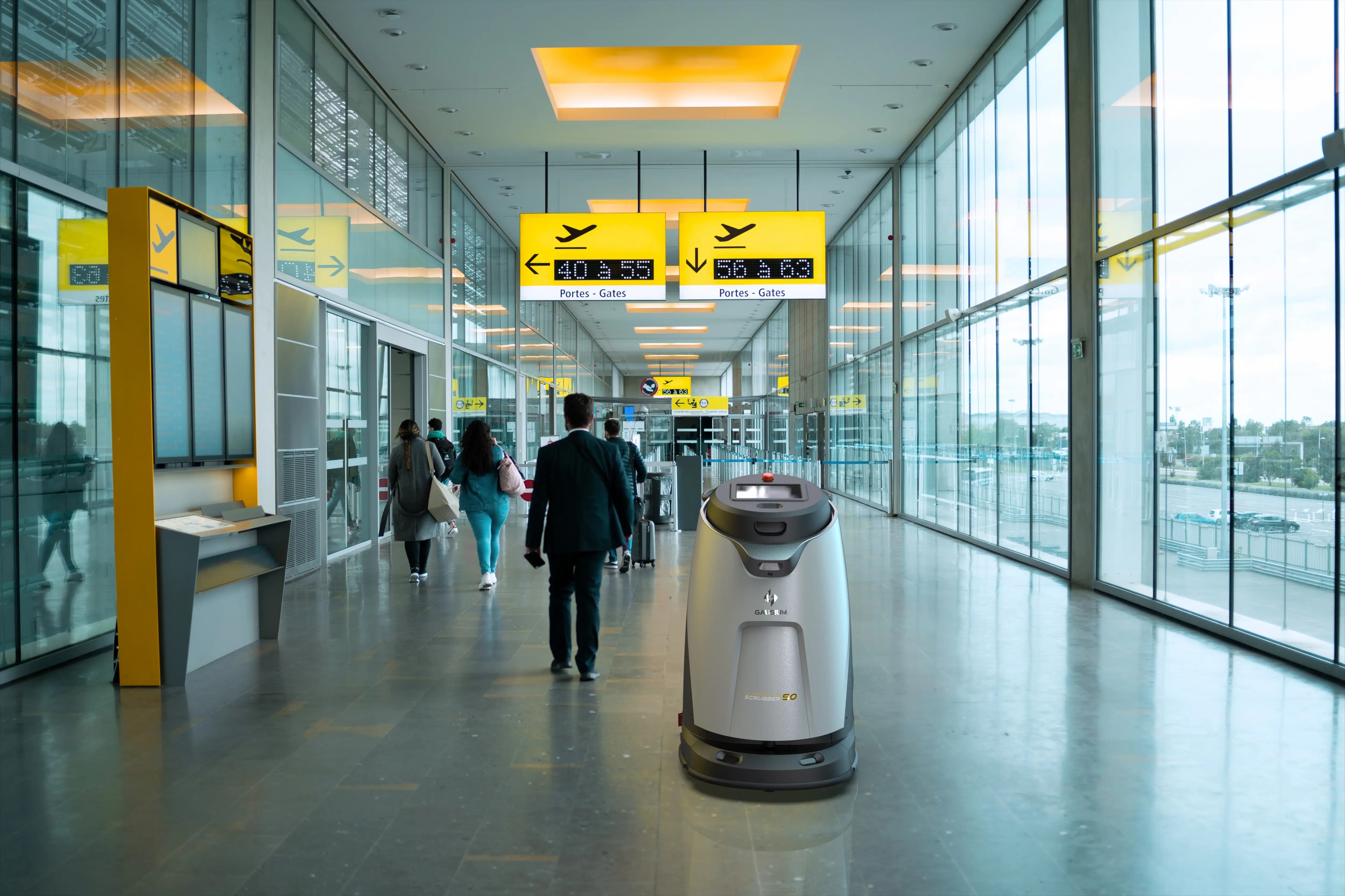 havaalanı hizmet robotları için tekerlek motoru