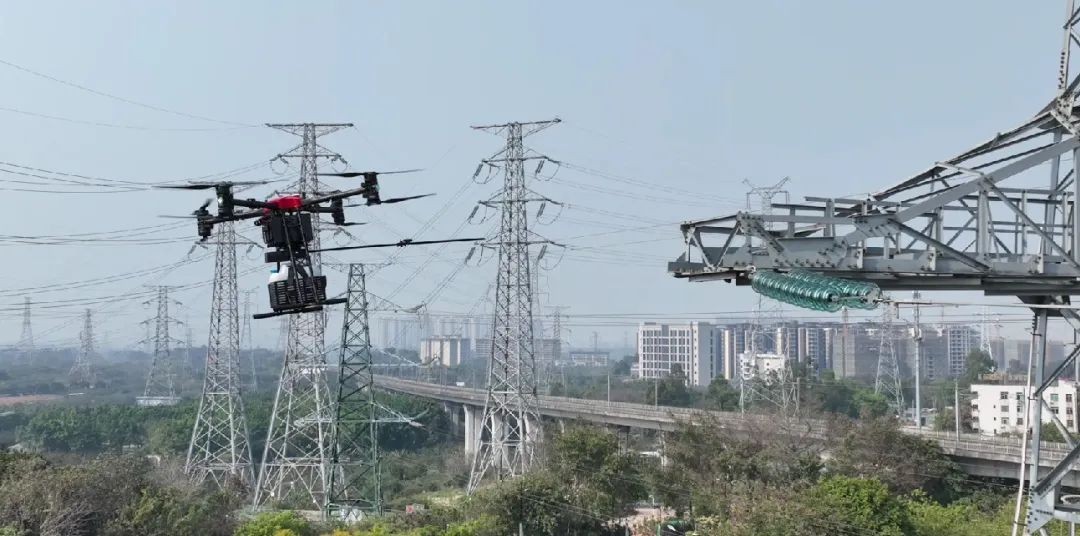 Water flushing drone