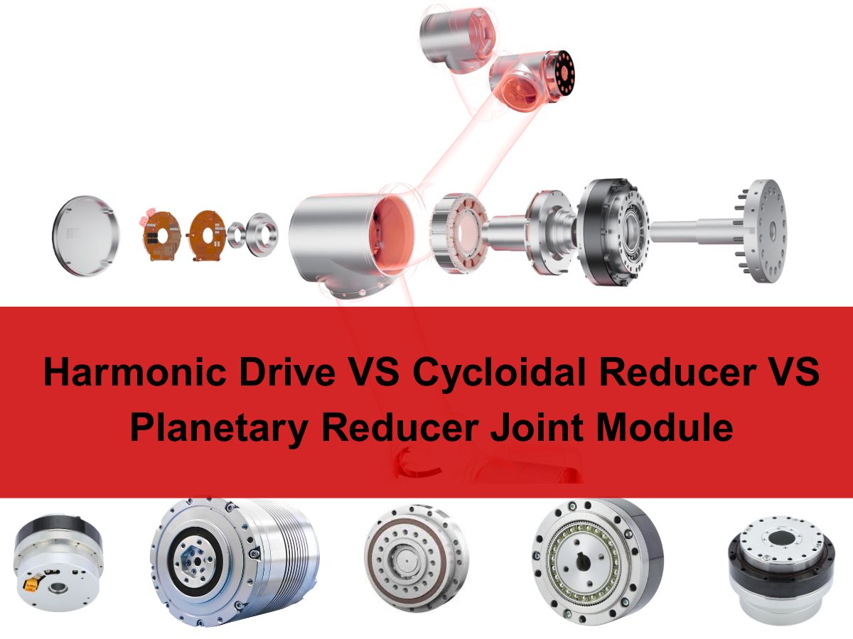 Vergleich von Gelenkmodulen mit Harmonic Drive vs. Zykloidgetriebe vs. Planetengetriebe