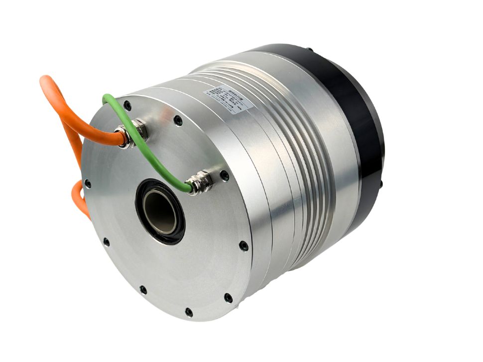 Platzbegrenzter Hohlwellen-Harmonic-Drive-Drehaktuator mit Dual-Encoder  