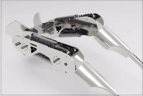 Maßgefertigte Metallkomponenten für humanoide Roboter
