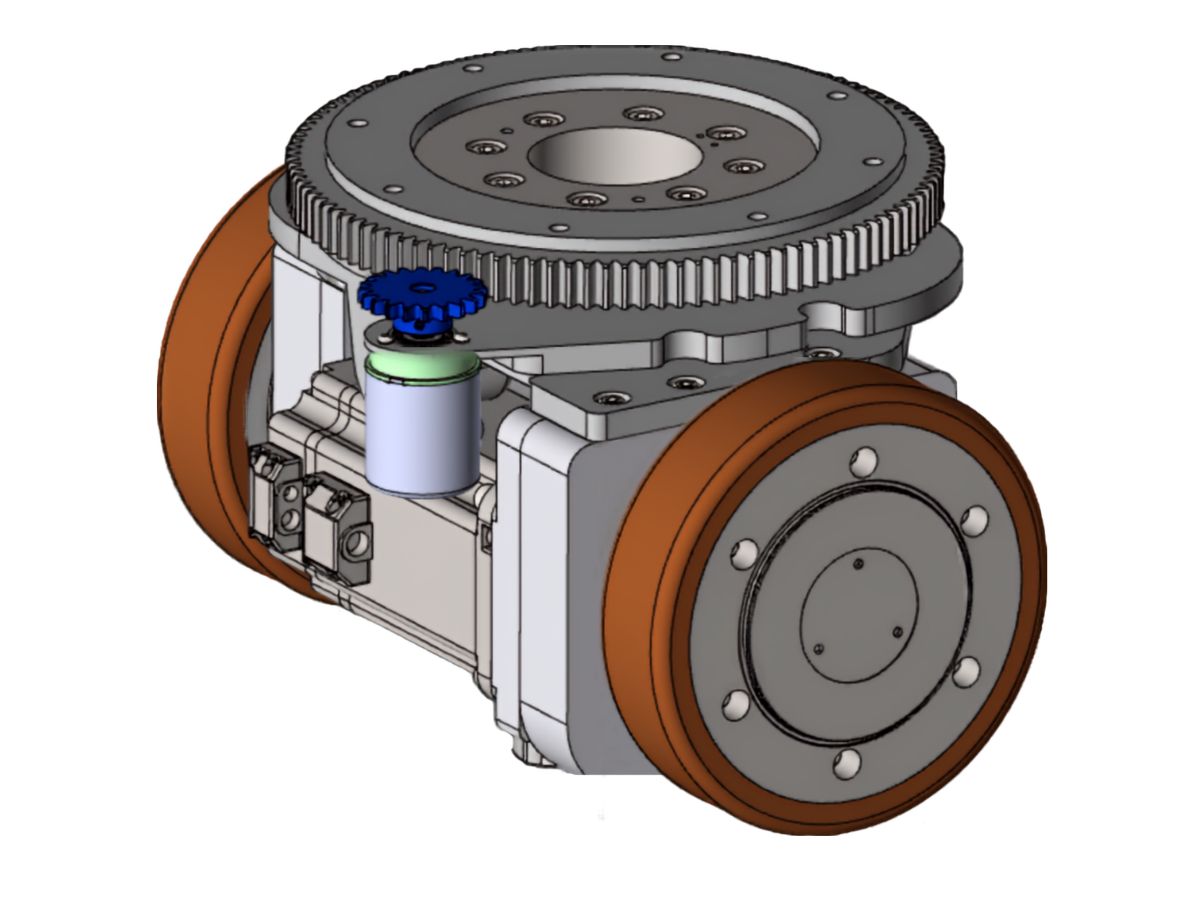 Differential-Lenkung Zweirad DC-Motor-Aktor