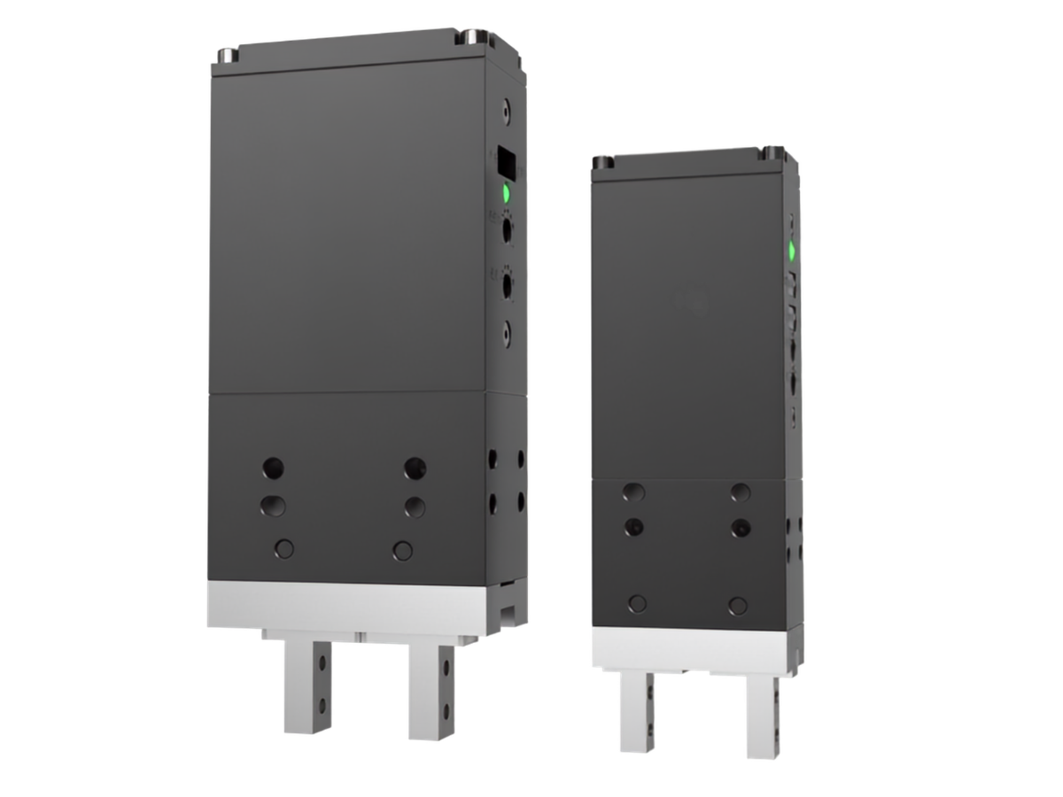 Elektrischer Parallelgreifer für die industrielle Automatisierung ersetzt pneumatische Greifer problemlos