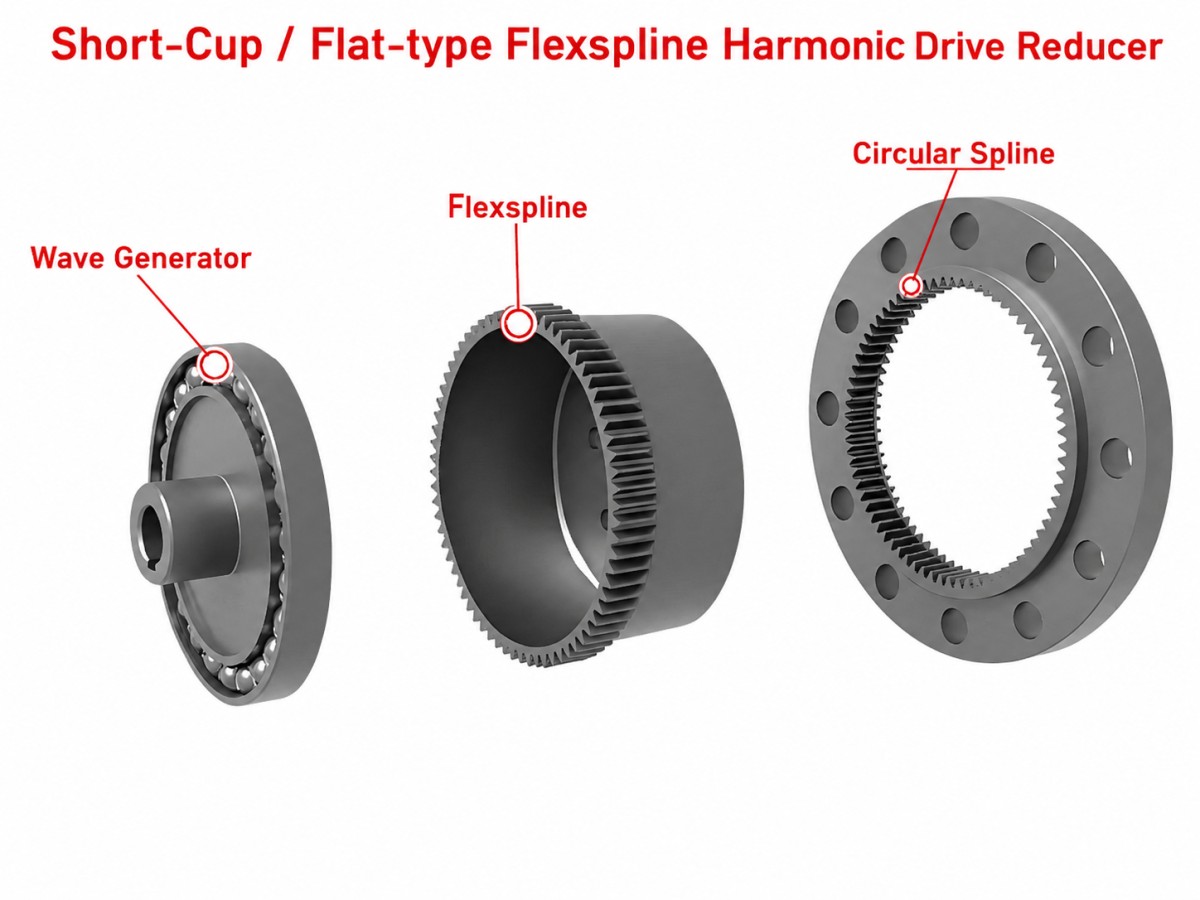 Harmonic-Drive-Getriebe in kurzer Topf- und Pancake-Bauform Harmonic-Drive-Getriebe in kurzer Topf- und Pancake-Bauform