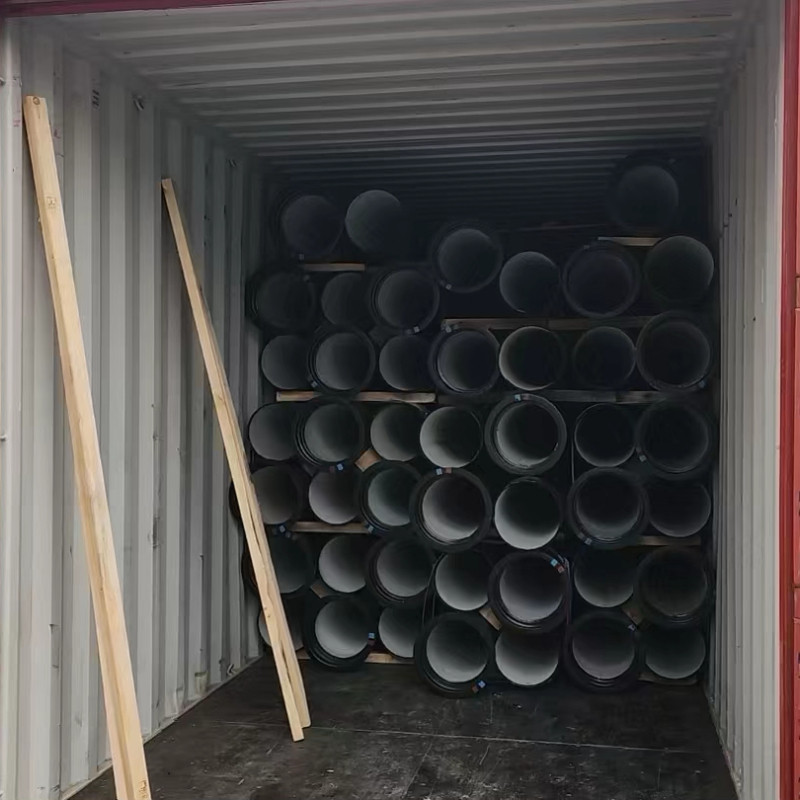 Export van nodulair gietijzeren buizen ISO2531 & EN545