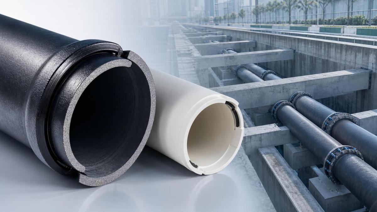 Is ductile iron stronger than PVC? Is ductile iron stronger than PVC?
