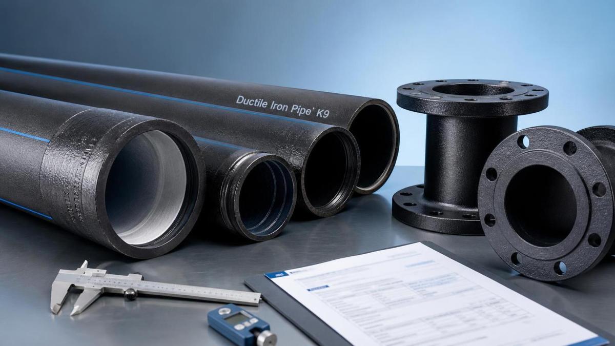 How to Verify Ductile Iron Pipe K9 Quality Before Acceptance Como verificar a qualidade do tubo de ferro dúctil K9 antes da aceitação