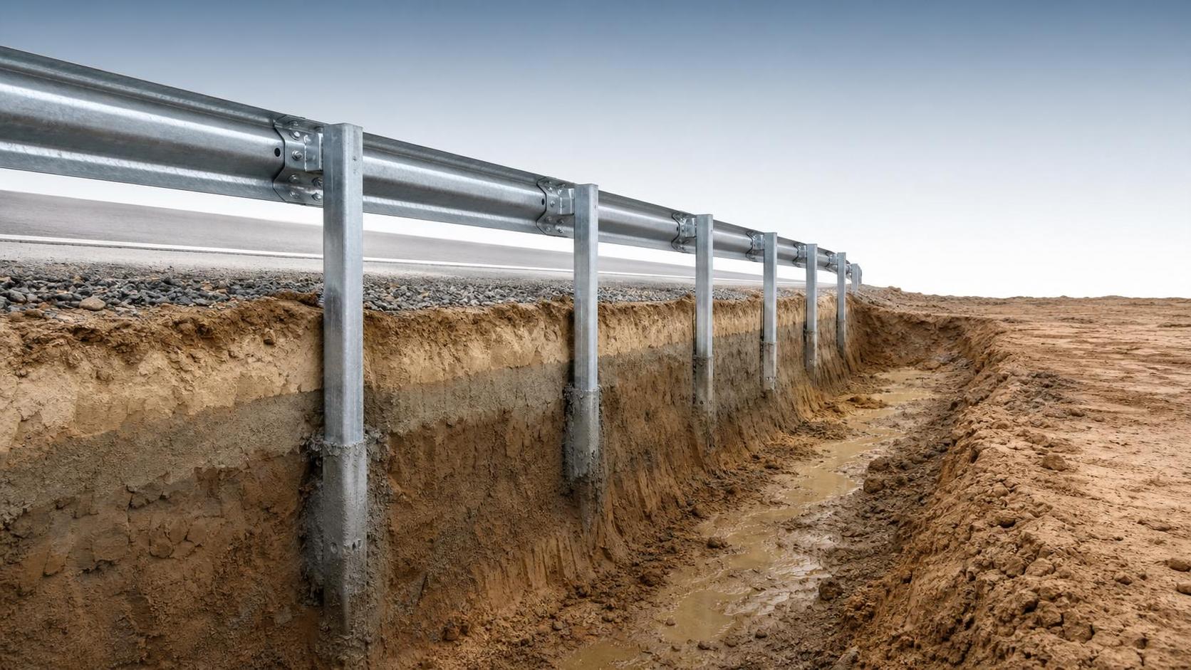 Espaçamento dos postes de defensa rodoviária e condições do solo: o que verificar primeiro Espaçamento dos postes de defensa rodoviária e condições do solo: o que verificar primeiro