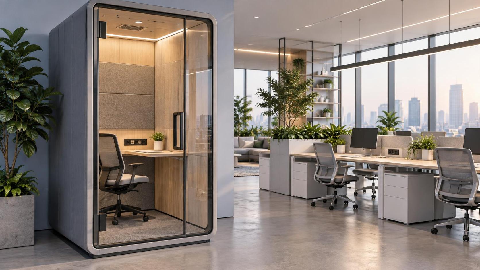 Wann ist eine Plug-and-Play-Bürokabine für hybride Teams sinnvoll?