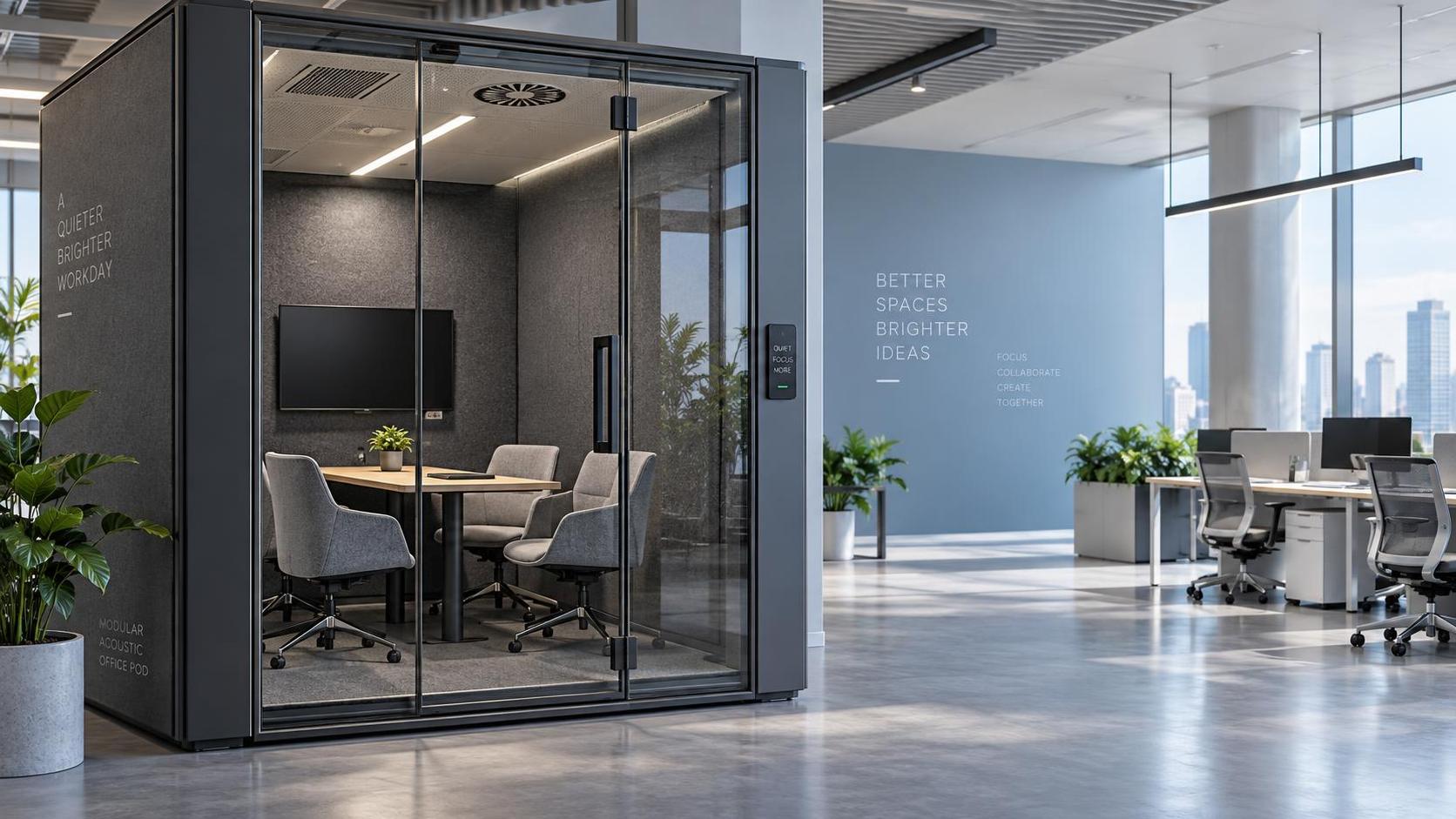 Akustische Kennwerte, die vor dem Kauf eines vorgefertigten Büro-Pods zu prüfen sind