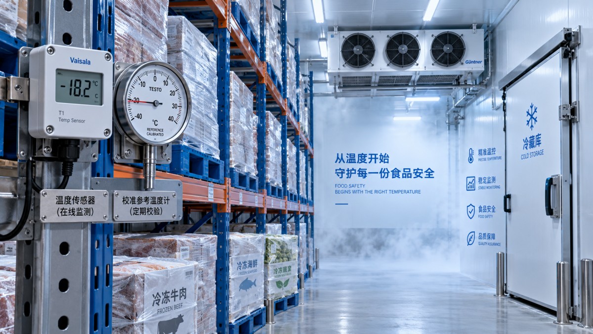 How to verify cold room temperature sensors before an audit Como verificar os sensores de temperatura de câmaras frigoríficas antes de uma auditoria