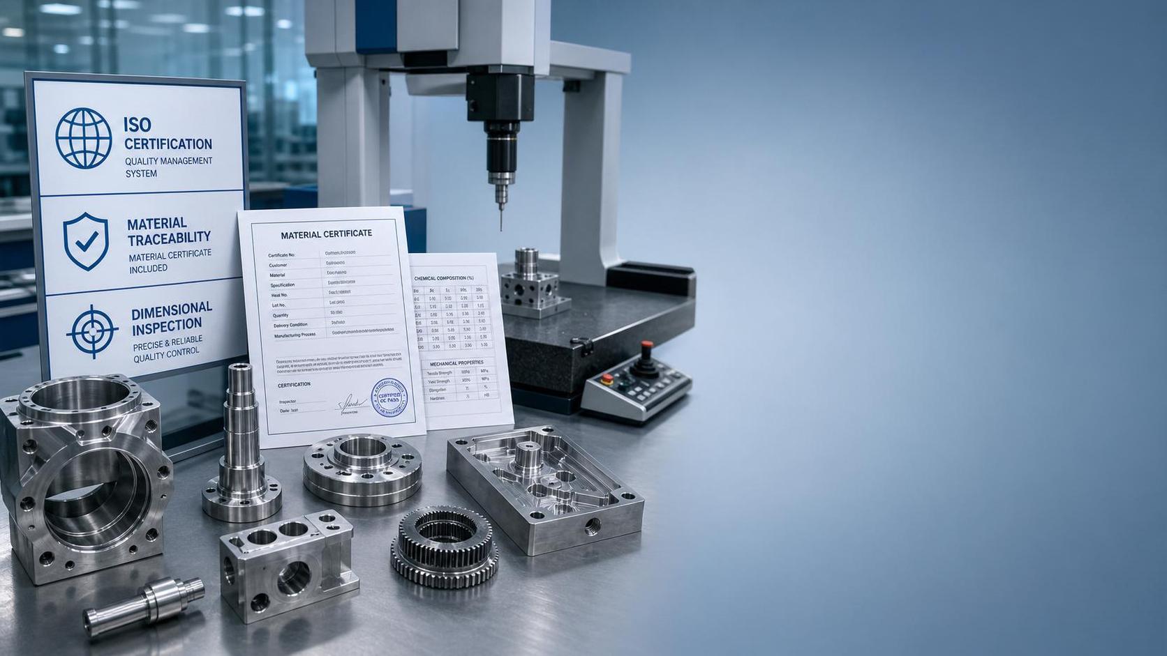 Quais certificações importam na fabricação CNC? Noções básicas de ISO, materiais e inspeção