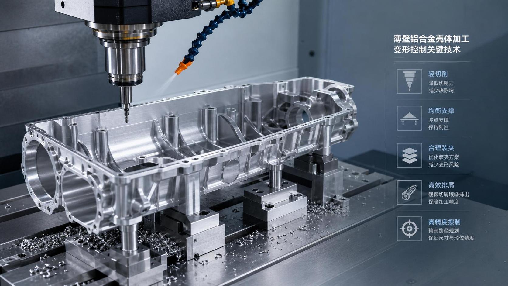 Fresagem CNC de paredes finas: como prevenir a deformação