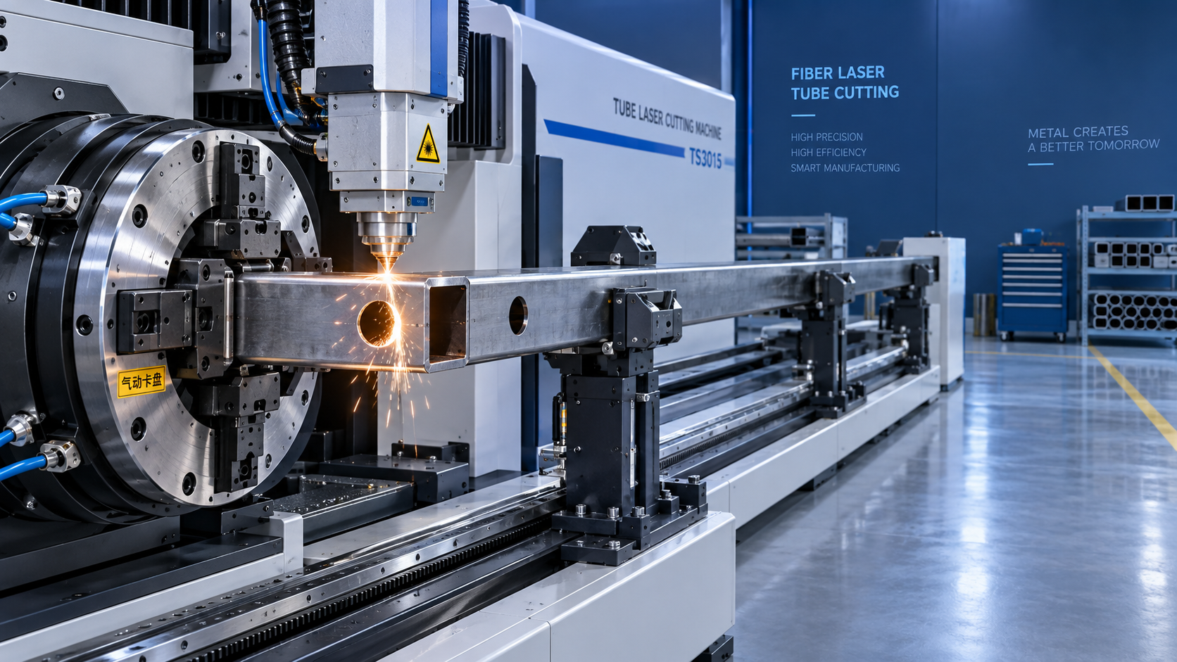 Compreendendo o Mandril, a Fonte de Laser de Fibra e a Precisão dos Eixos em Lasers para Tubos de Nível Básico