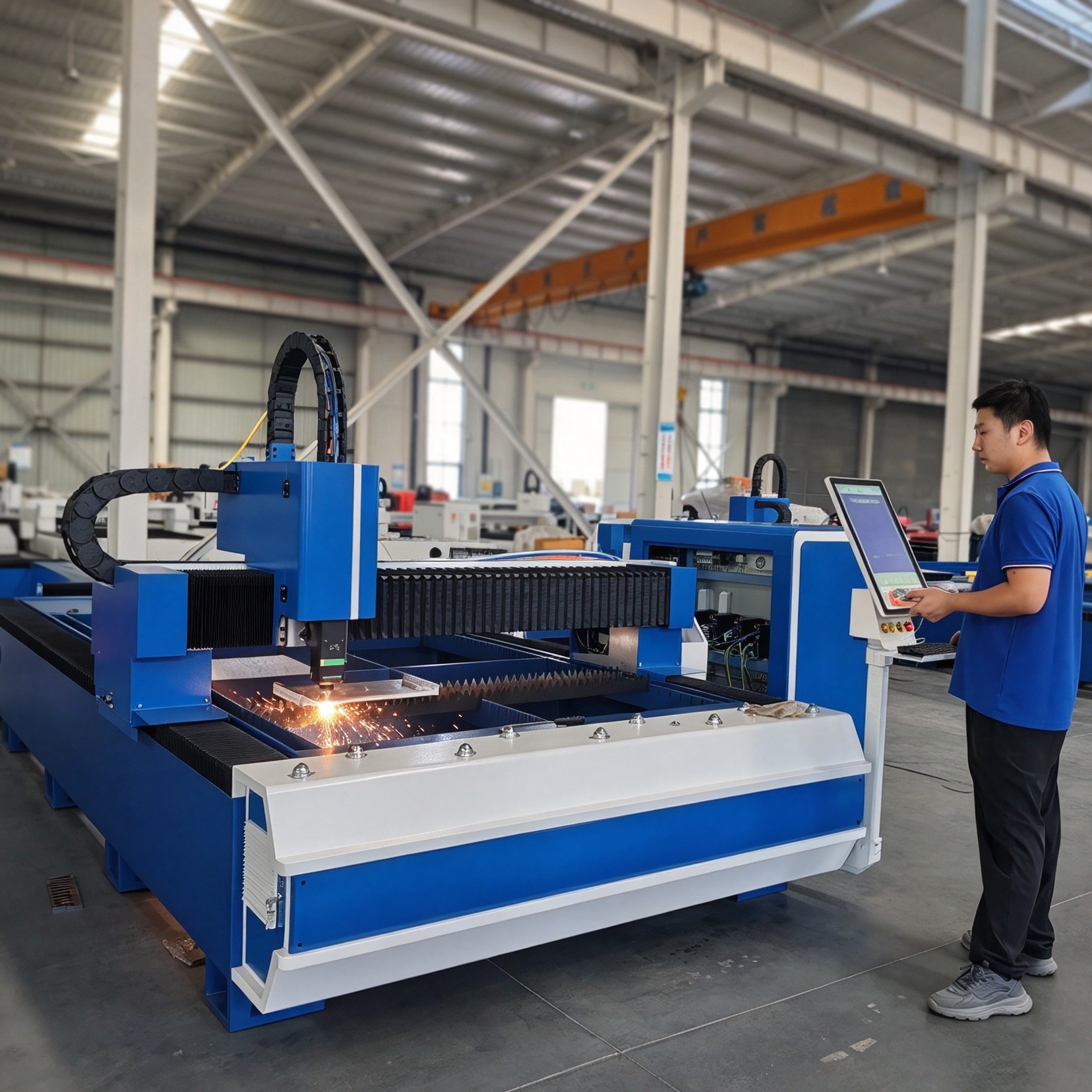 Cortadora a laser de fibra B3216-3KW