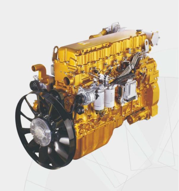 Conjunto de motor diesel YUCHAI YC6K para camiões de serviço pesado