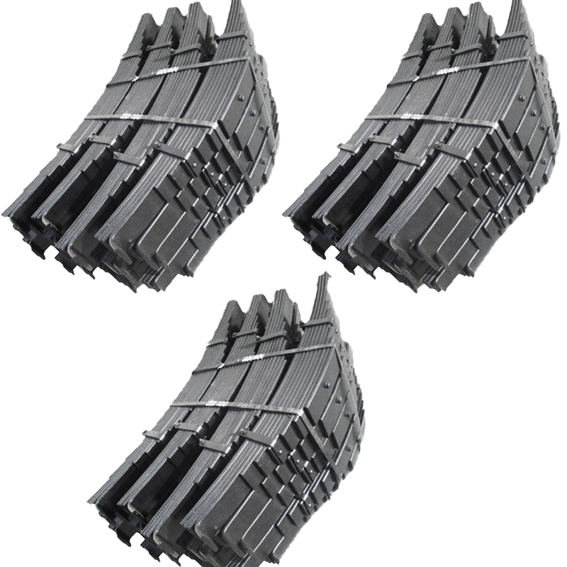 Conjunto de mola de lâmina WG9725520075 para HOWO T7H 13T suspensão dianteira (mola de lâmina dianteira)