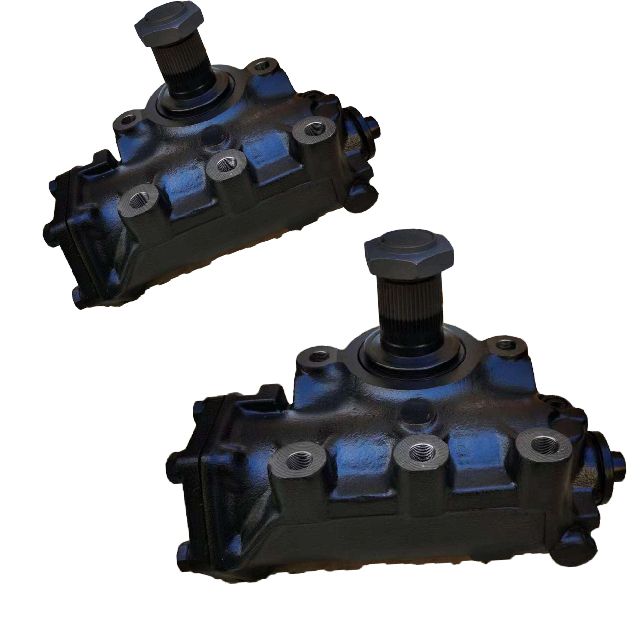 Caixa de direção hidráulica WG9725470082 para caminhão basculante HOWO 8×4, sistema de direção hidráulica do eixo dianteiro