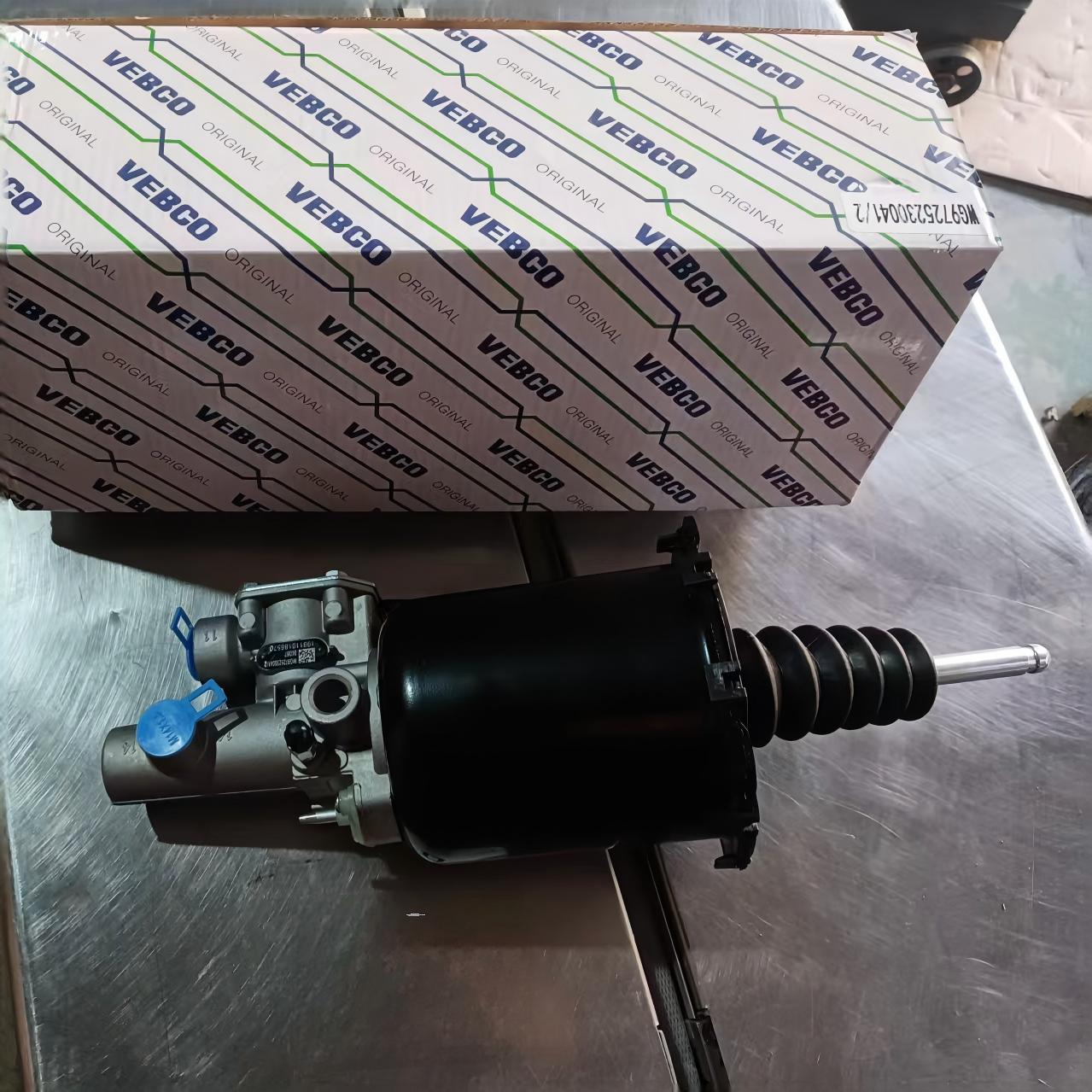 Servo de embreagem 0041 preto WG9725230041 servo de embreagem pneumático-hidráulico para serviço pesado para caminhão SINOTRUK HOWO