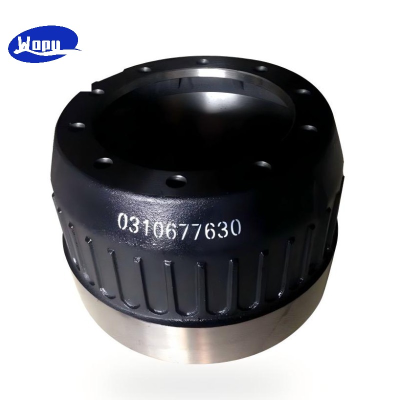 Tambor de freio 0310677630 para peças de reposição do sistema de freio de caminhões pesados e semirreboques