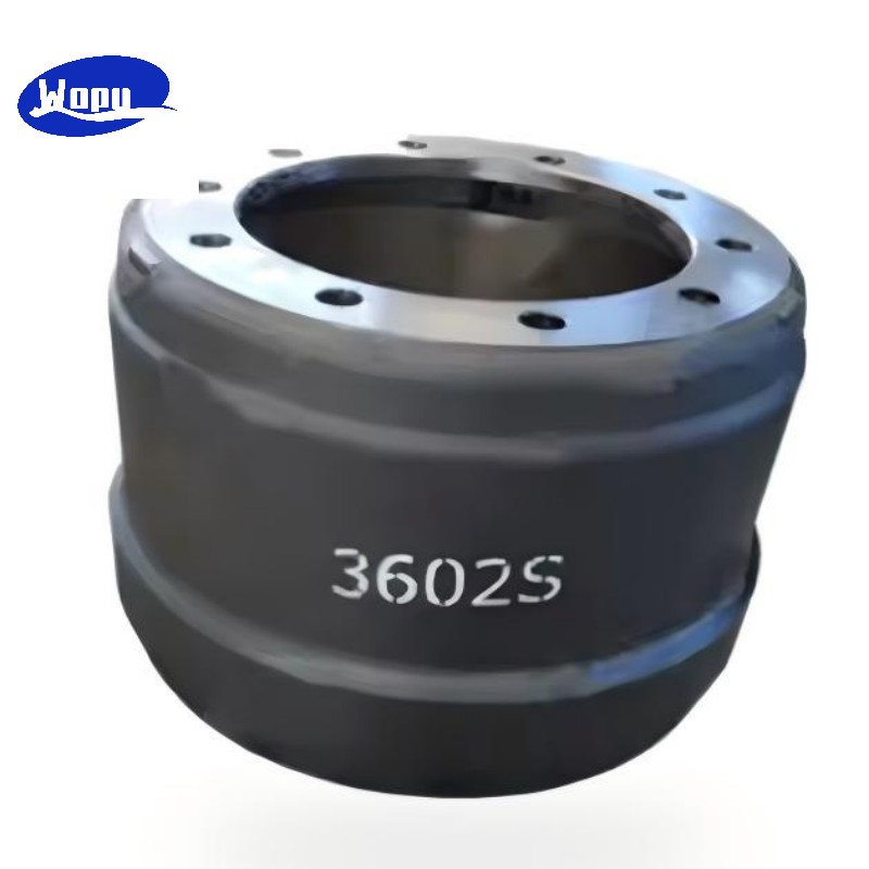 Tambor de Freio 3602S para Peças de Reposição do Sistema de Freio de Caminhões Pesados