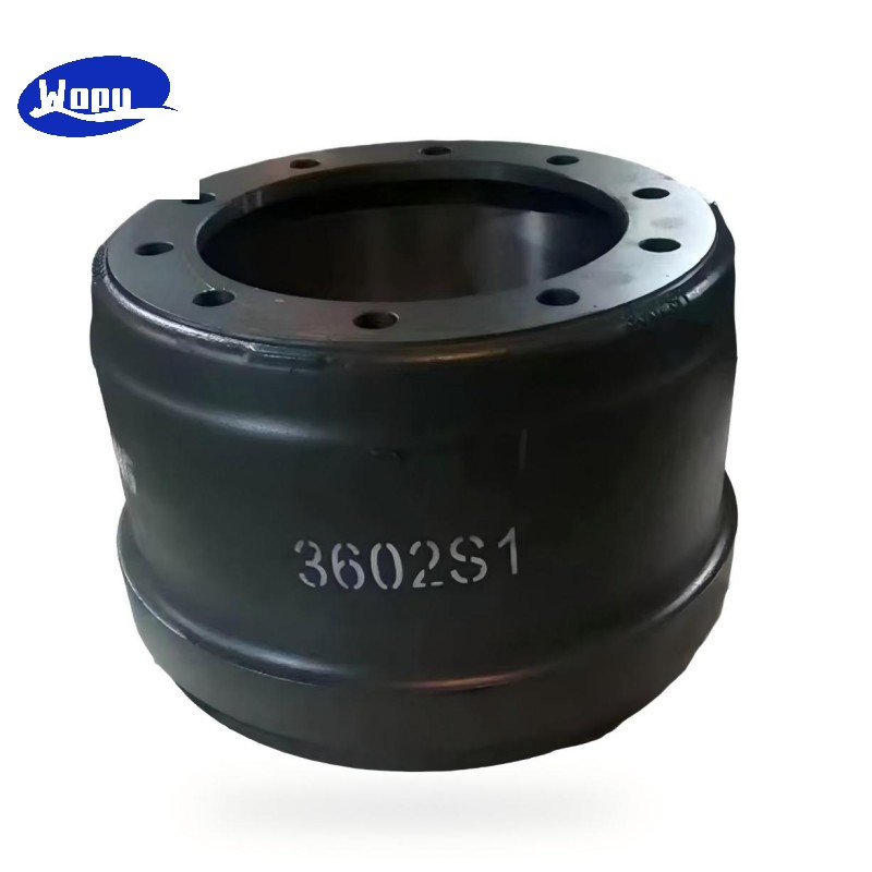 Tambor de freio 3602S1 para peças do sistema de freio de caminhões pesados
