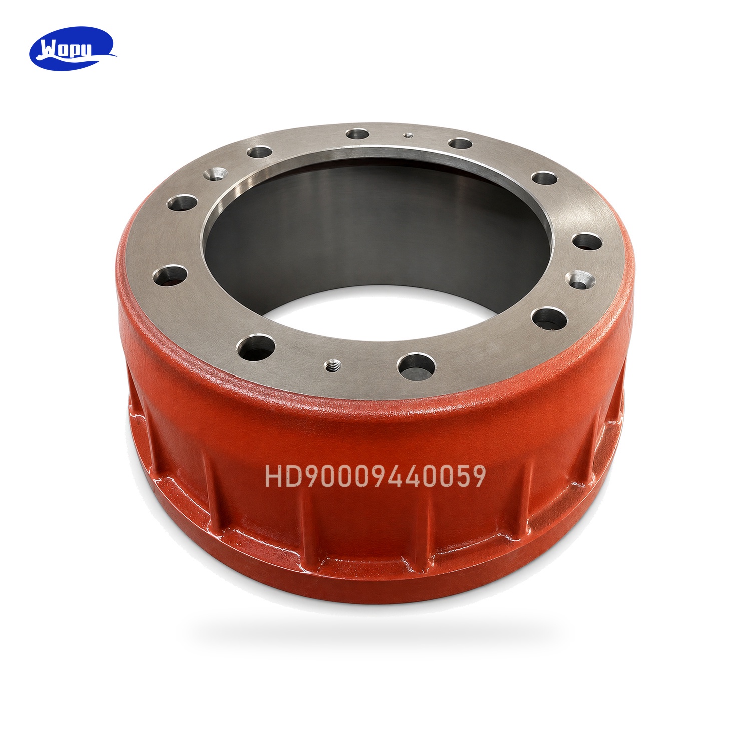 Peças de reposição do sistema de freio do eixo traseiro para caminhão pesado, tambor de freio HD90009440059