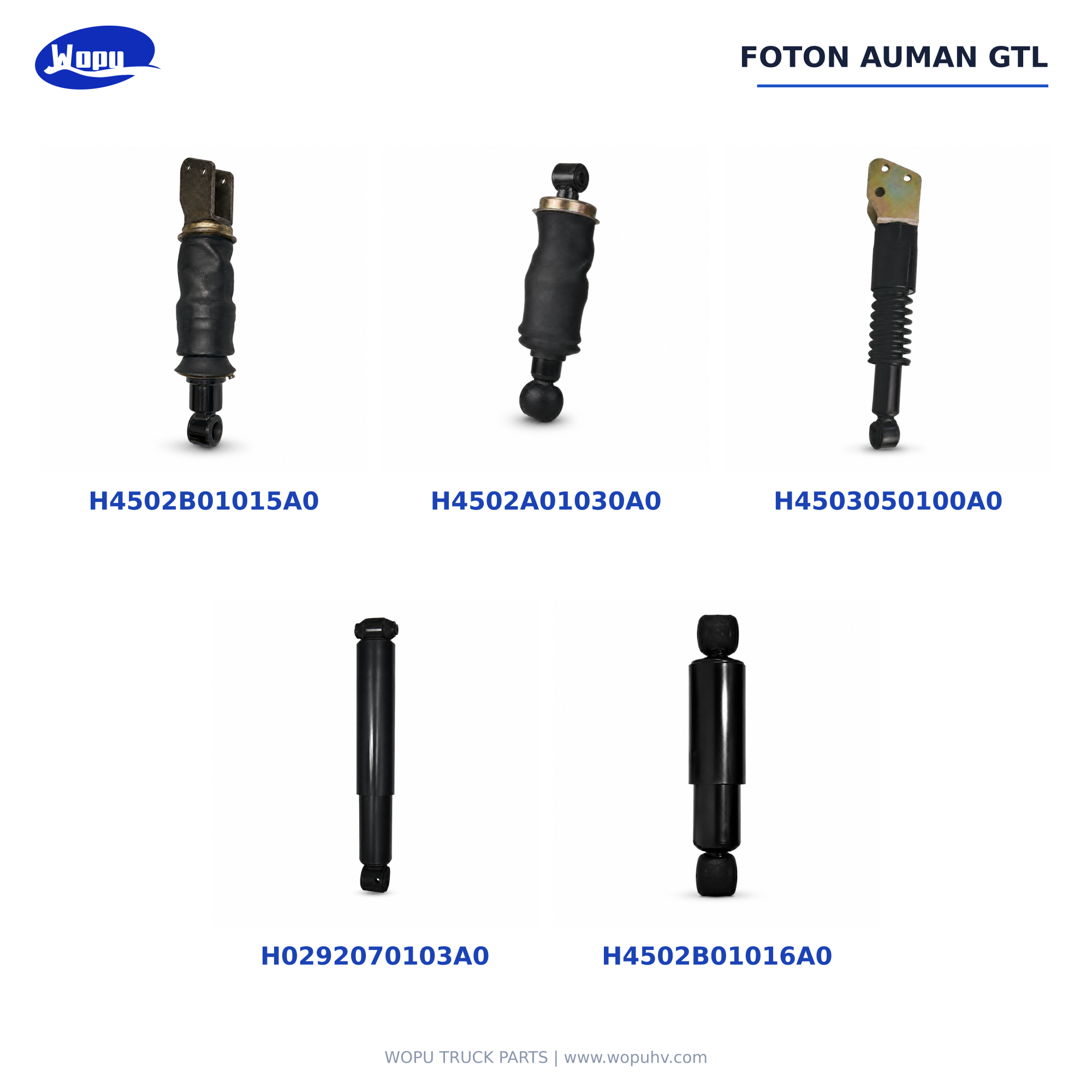 Amortecedor Sinotruk HOWO T7H WG9925688101 para peças de suspensão do eixo traseiro de caminhões pesados