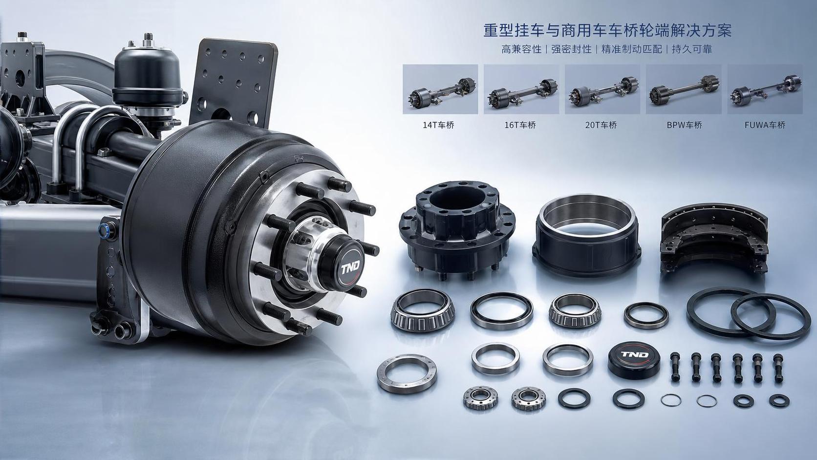 How to Choose Wheel-End Parts for Different Trailer and Commercial Axle Setups