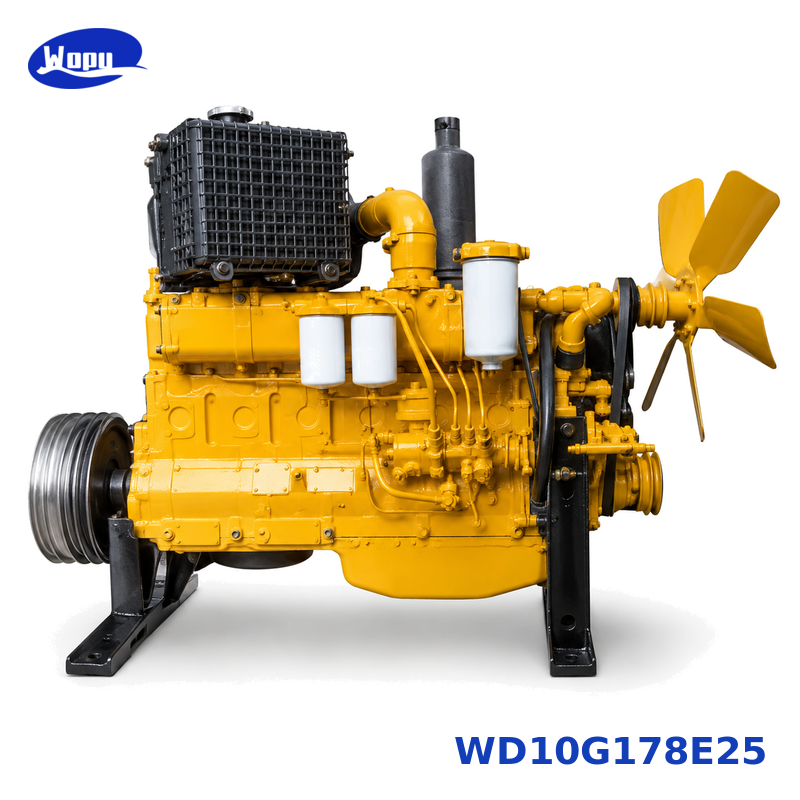 Conjunto do motor de caminhão WD10G178E25 para peças de motor diesel de veículos pesados HOWO, SHACMAN e AUMAN