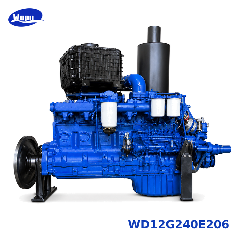 Conjunto do Motor de Caminhão WD12G240E206 para Peças de Motor Diesel Pesado HOWO SHACMAN AUMAN