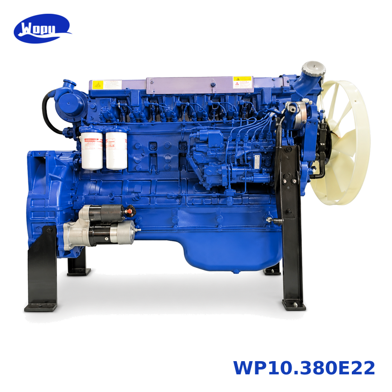 Conjunto do motor de caminhão WP10.380E22 para peças de motor diesel pesado HOWO SHACMAN AUMAN