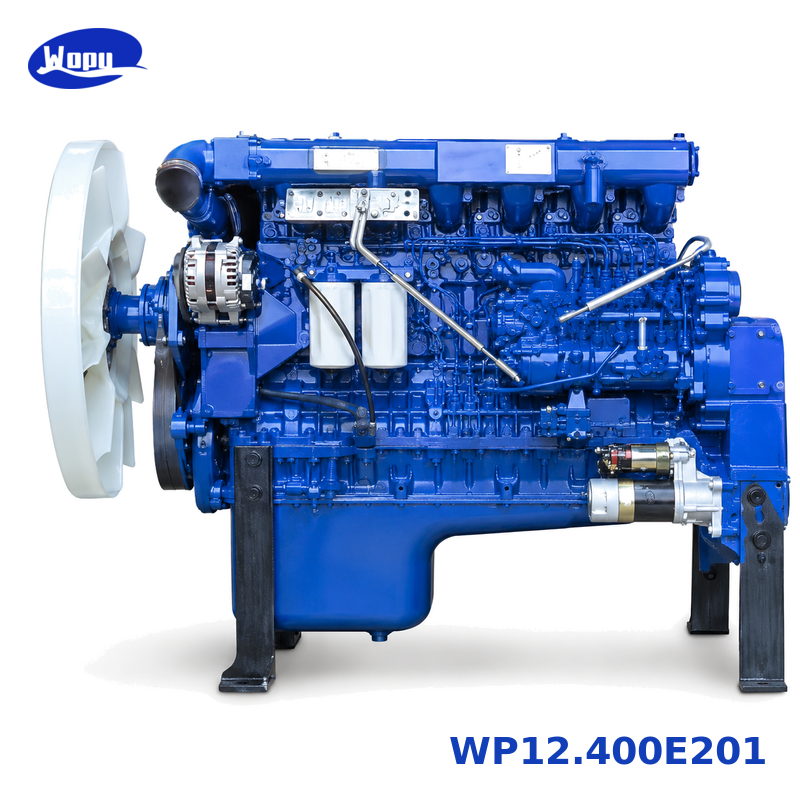 Conjunto do motor de caminhão WP12.400E201 para peças do sistema do motor de caminhões pesados HOWO, SHACMAN e AUMAN