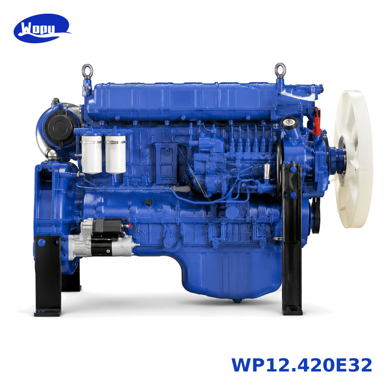 Conjunto do motor de caminhão WP12.420E32 para peças de motor diesel pesado HOWO SHACMAN AUMAN