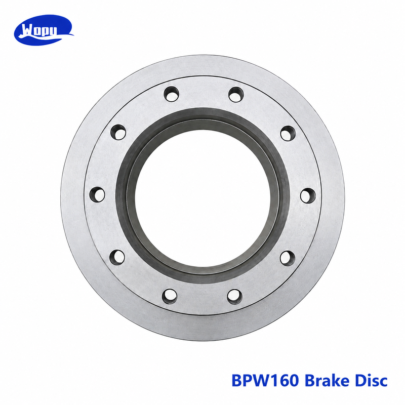 Disco de freio BPW160, rotor de freio para caminhão com reboque, peças do sistema de freio a disco para eixo de reboque pesado