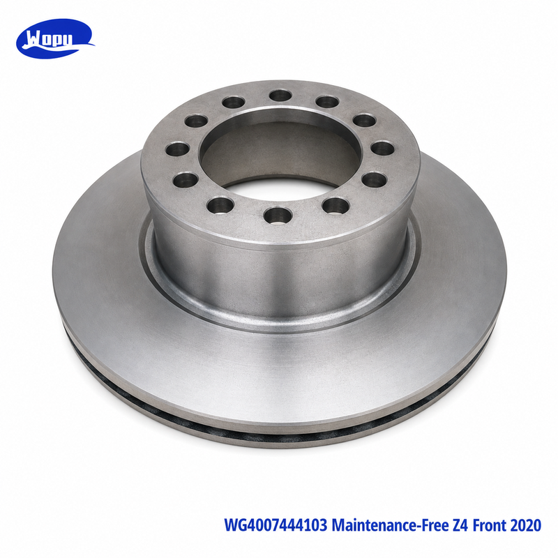 Disco de Freio Dianteiro Sinotruk HOWO Z4 WG4007444103, Rotor de Freio de Caminhão sem Manutenção para Peças do Sistema de Freio a Disco de 2020