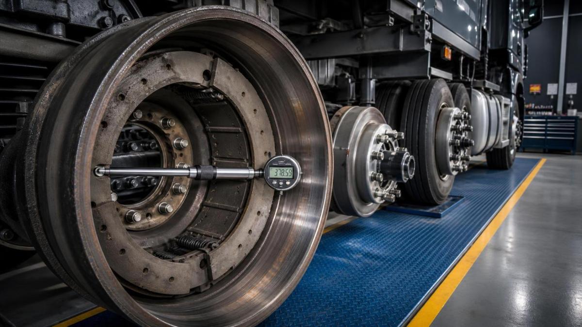 Heavy Truck Brake Drum Wear: Inspection Limits and Replacement Warning Signs Desgaste do Tambor de Freio de Caminhão Pesado: Limites de Inspeção e Sinais de Alerta para Substituição