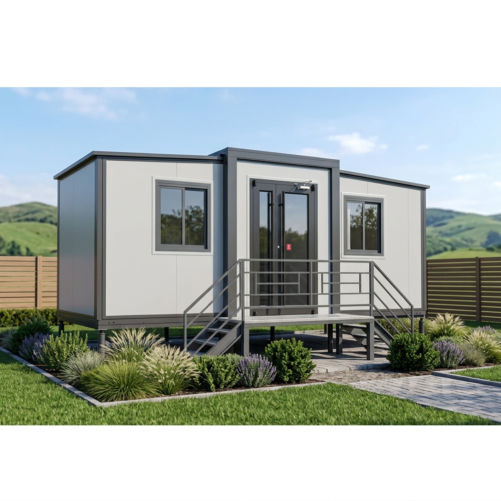 Casa expandible de doble ala