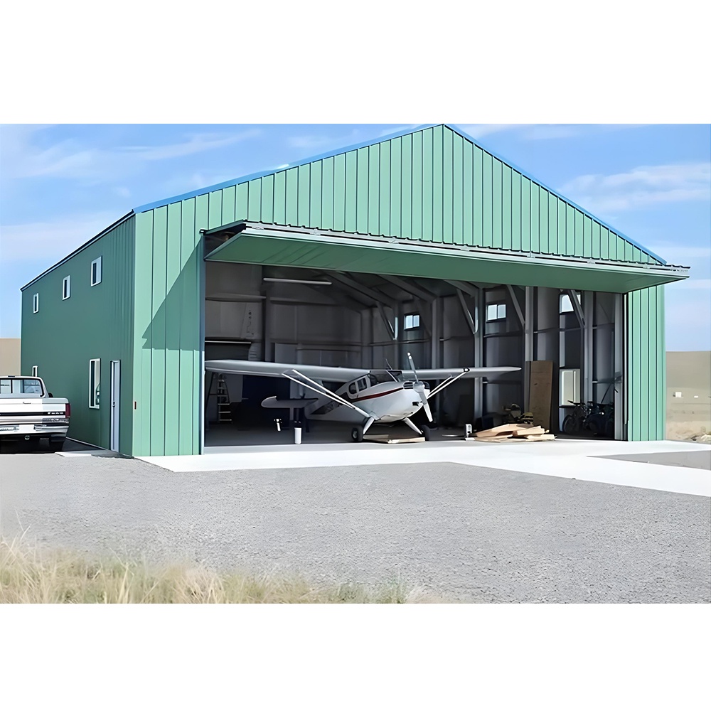 Hangar de estructura de acero