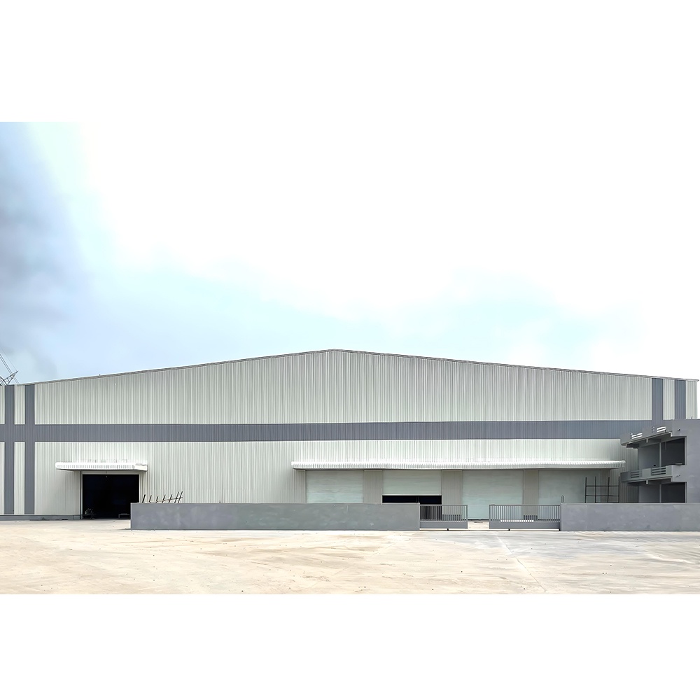 Taller con estructura de acero