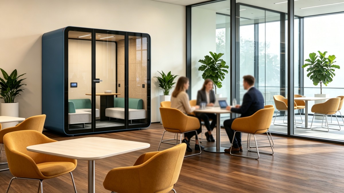 Scene Photos of Telebooth Acoustic Pods