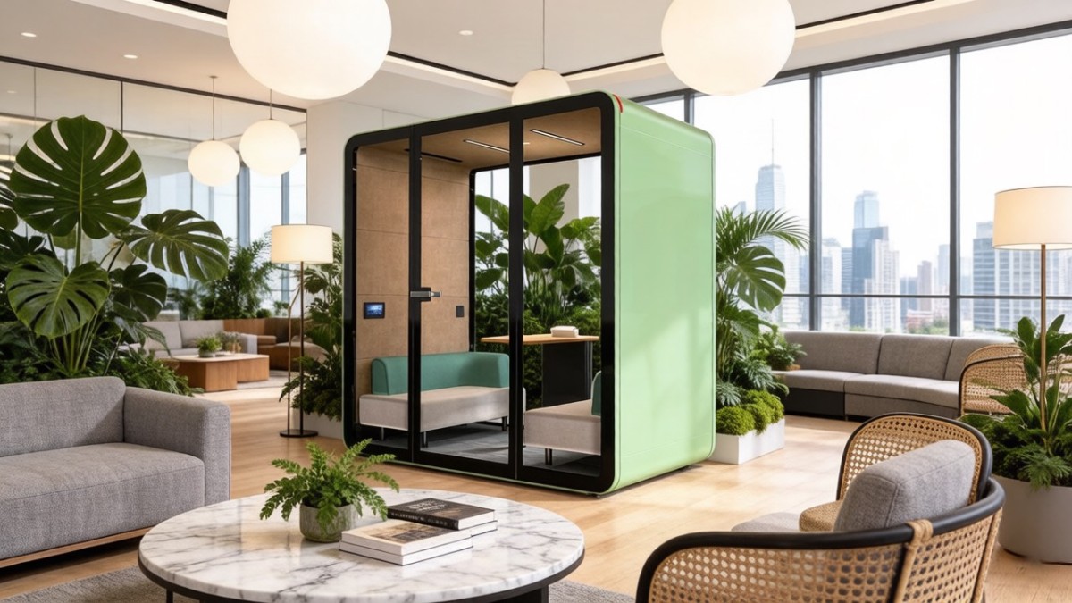 telebooth office pod