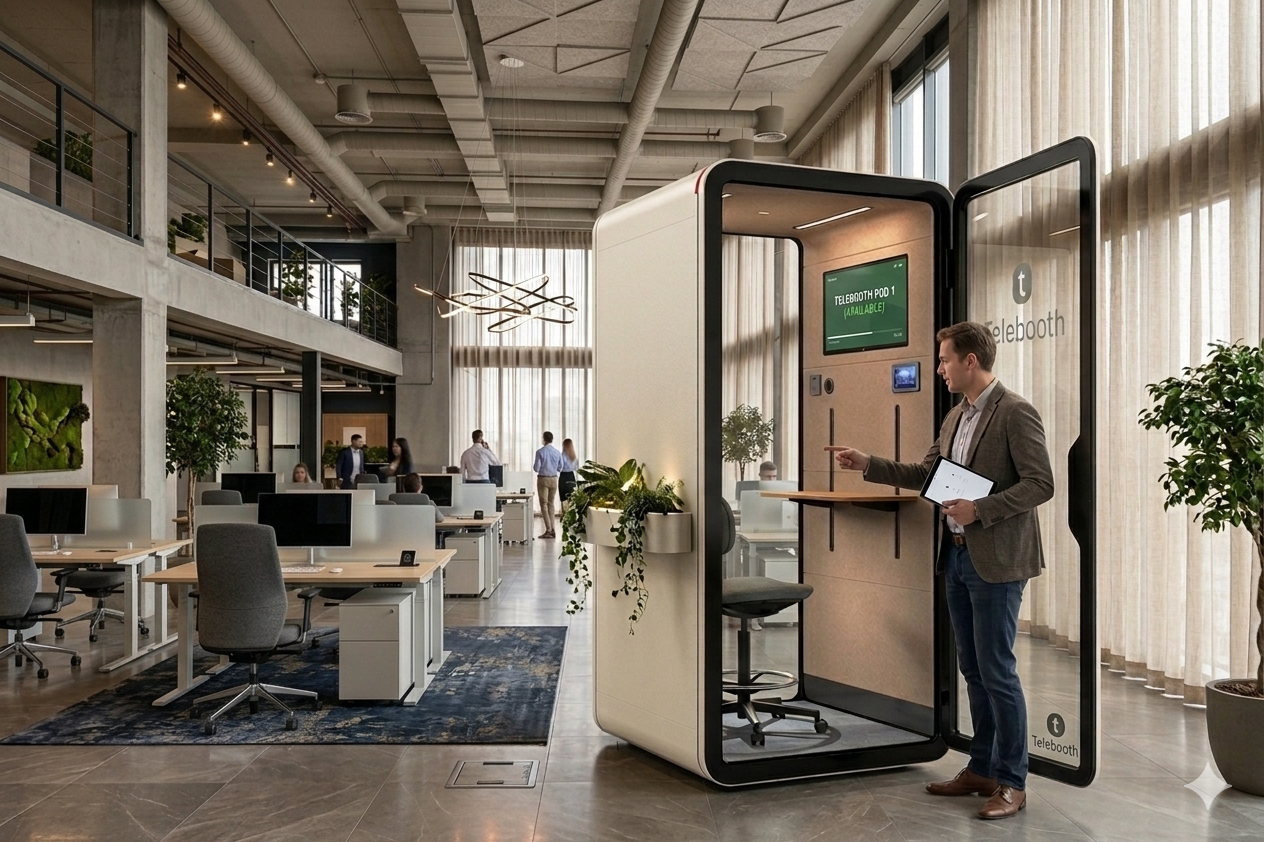 Wartung von Akustik-Bürokabinen: Filter, Ventilatoren, Dichtungen und Reinigungspunkte