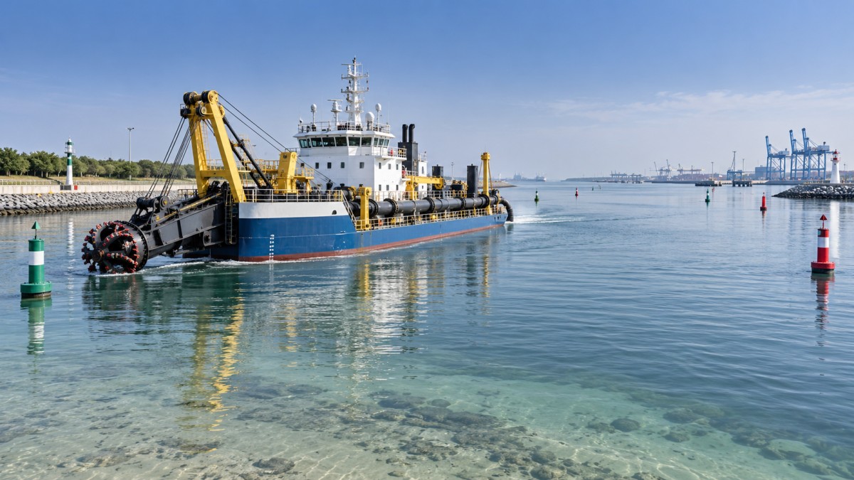 Hoe diepgangbeperkingen bepalen of een baggerschip de locatie kan bereiken