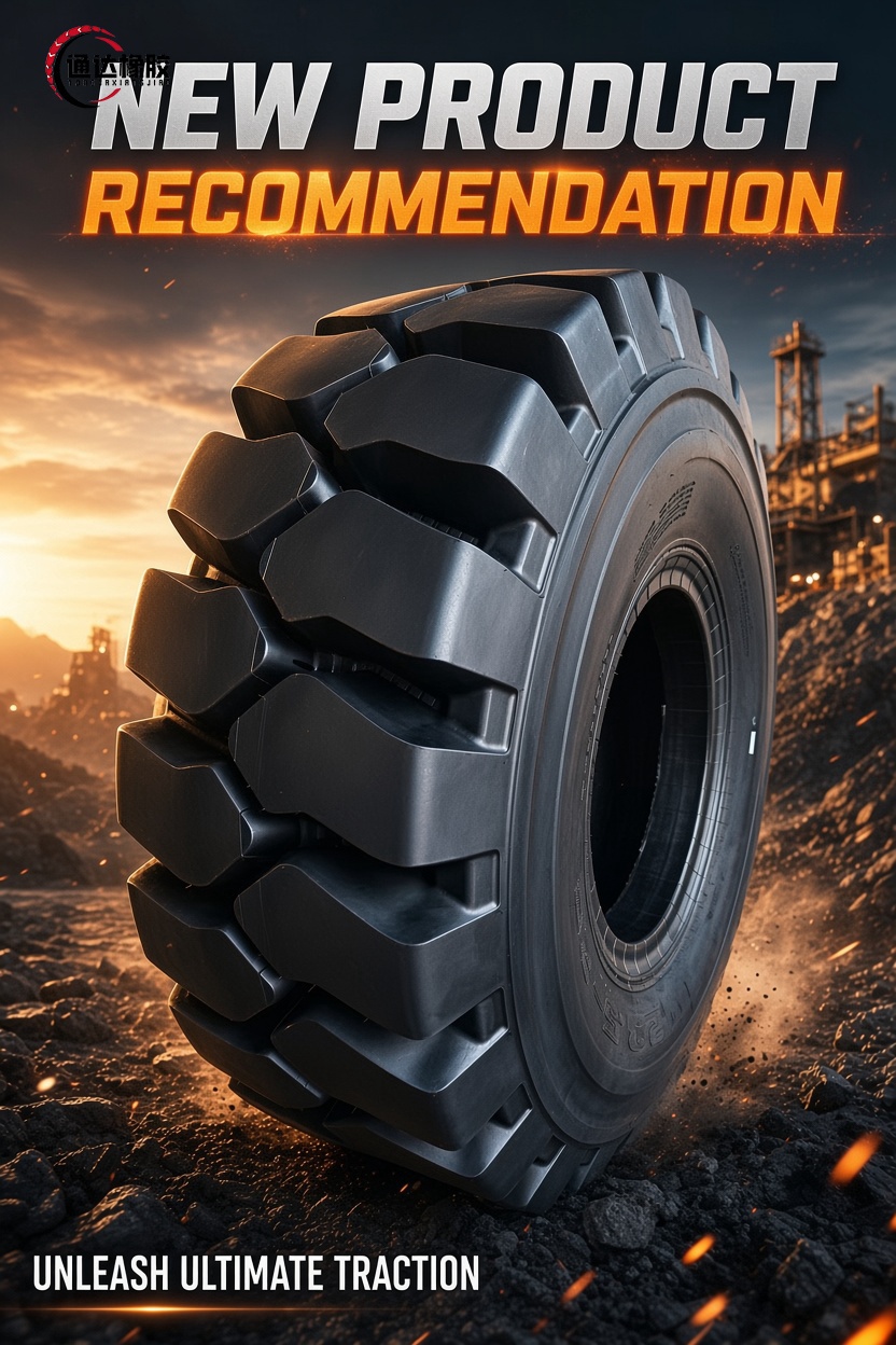 Nouveauté : pneu OTR TONGDA TYRE 23.5-25 L-10 à sculpture super profonde