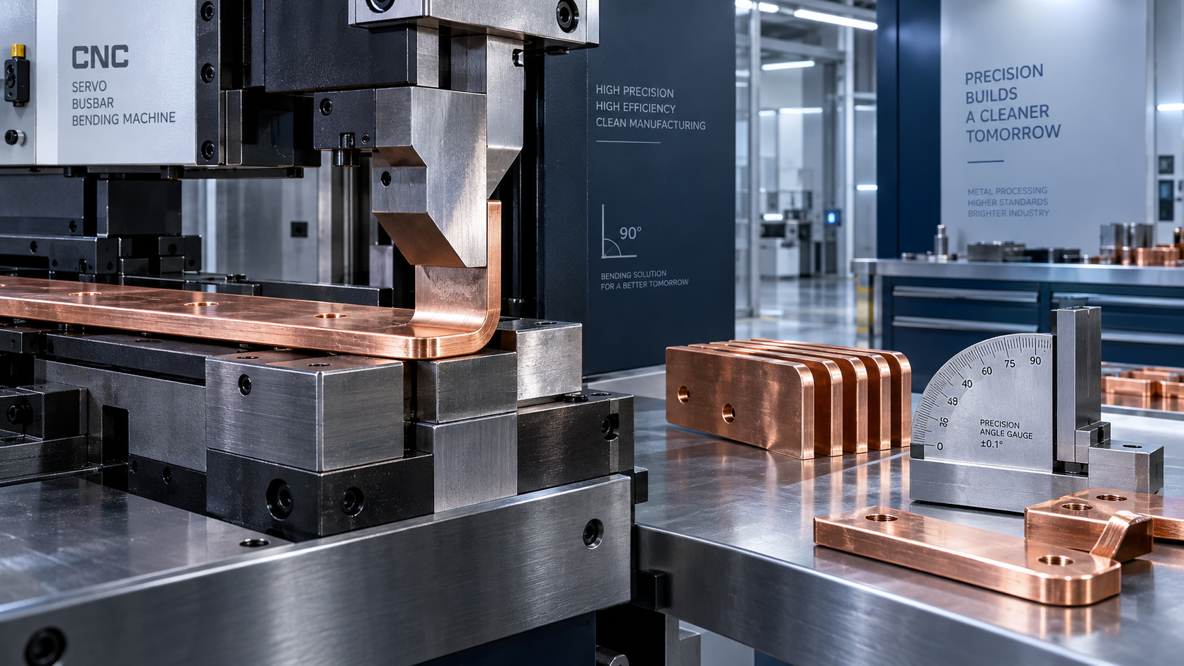Prévenir les erreurs de retour élastique sur une machine de pliage de barres omnibus CNC servo